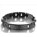 Pulseira de aço inoxidável preto (xbl12322)